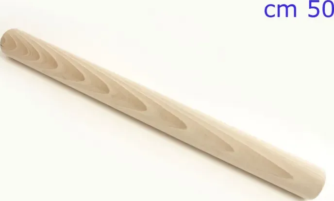 Mattarello senza manico in legno di faggio cm 50