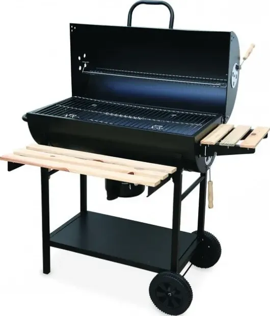 Barbecue a legna rettangolare con mensole cm 106x64x94 h