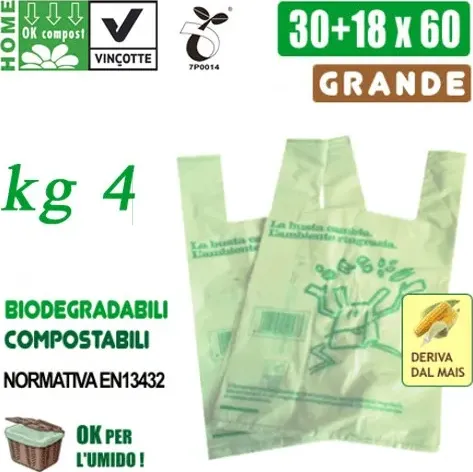 buste shoppers biocompostabili maxi kg 4 di ragstore.it