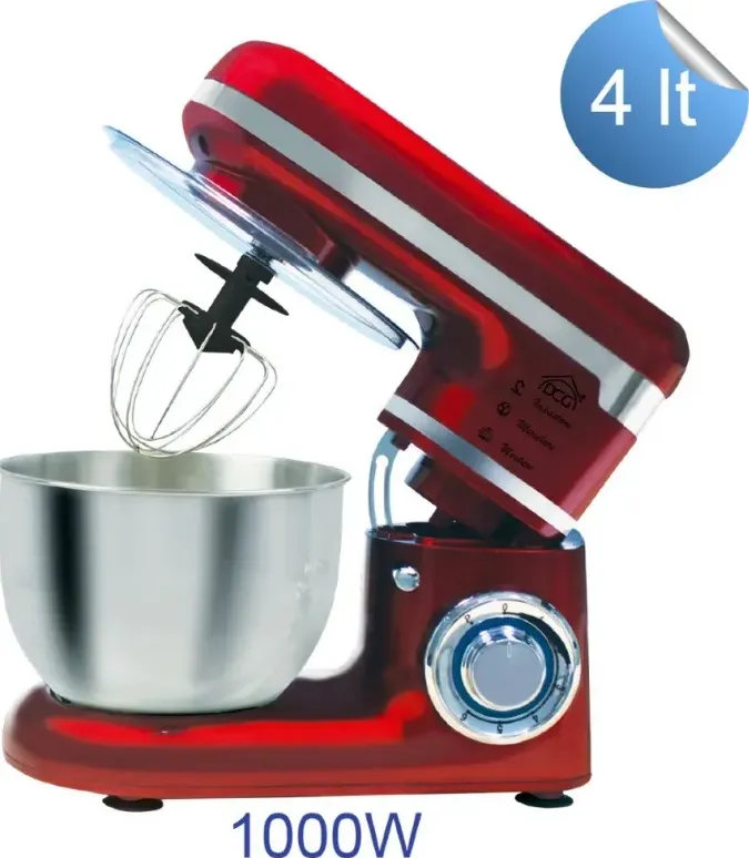 Impastatrice planetaria km1401s lt 4 - 1000w rosso