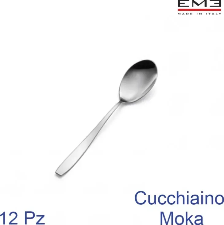 cucchiaino moka acciaio inox wind 12 pz di ragstore.it