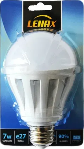 Lampada risparmio led e27 globo  7w