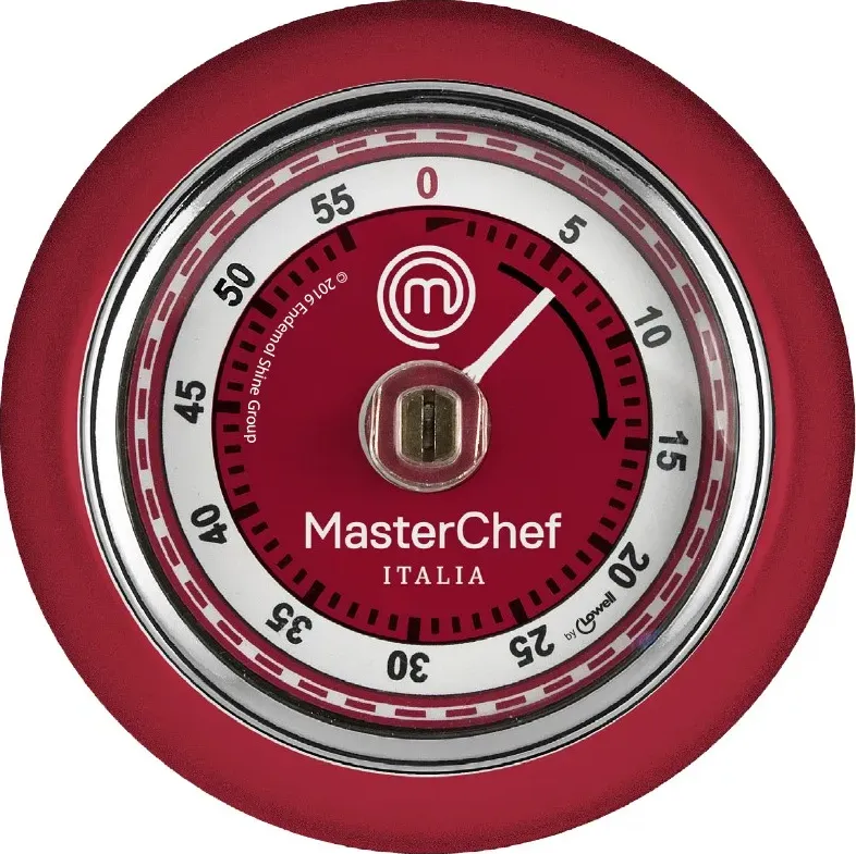 Timer da cucina meccanico master chef rosso