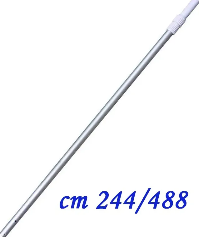 Manico telescopico alluminio cm 244/488