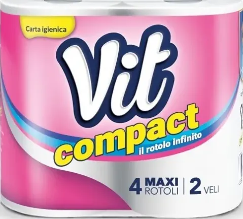 Carta igienica vit compact 4 rotoli