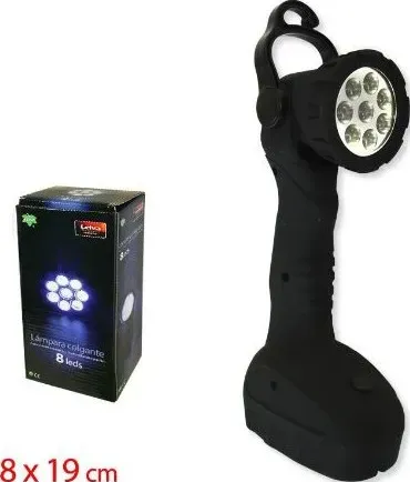 Torcia a 8 led portatile