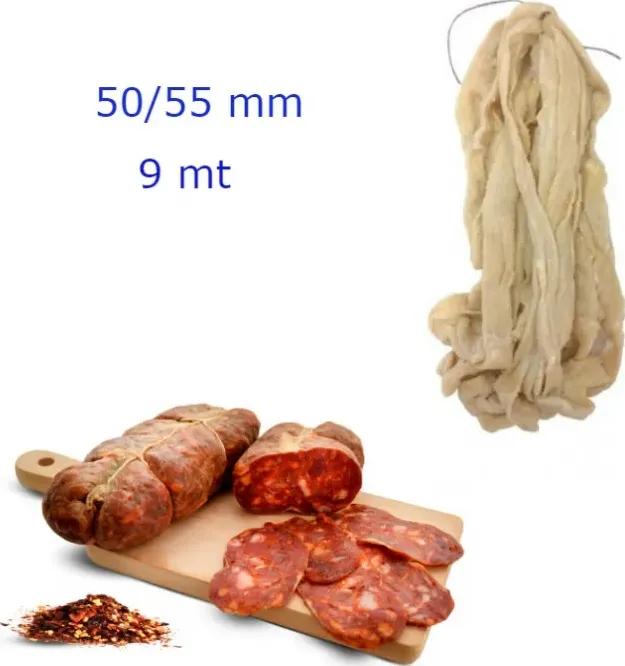 Budelle per salami 50/55 mt 9