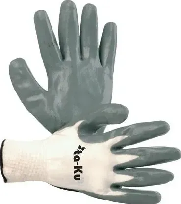 Guanti nylon-nitrile grigio felix g-tek tag. 10