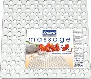 Tappeto doccia antiscivolo massage cm 53x53 bama