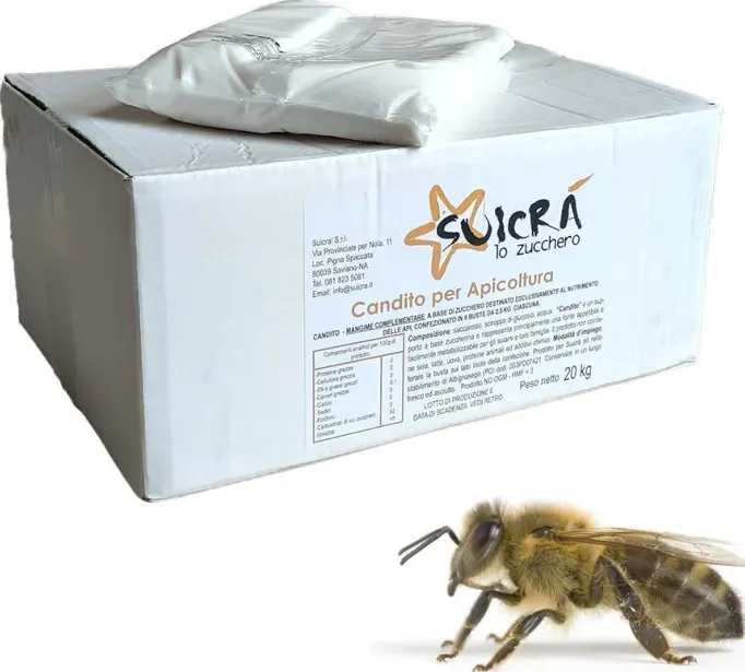 20 kg candito nutrimento per api in panetto da kg 2,5 venduto da ragstore.it