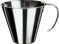 Caraffa inox graduata lt 2