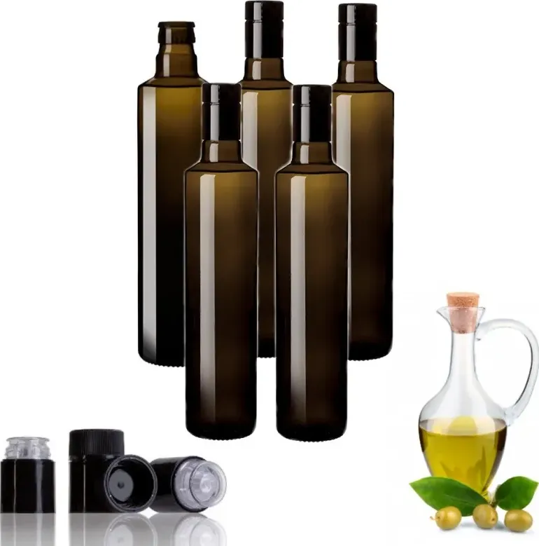 36 pz bottiglie per olio anti frode dorica da 250 ml (25 cl) verde