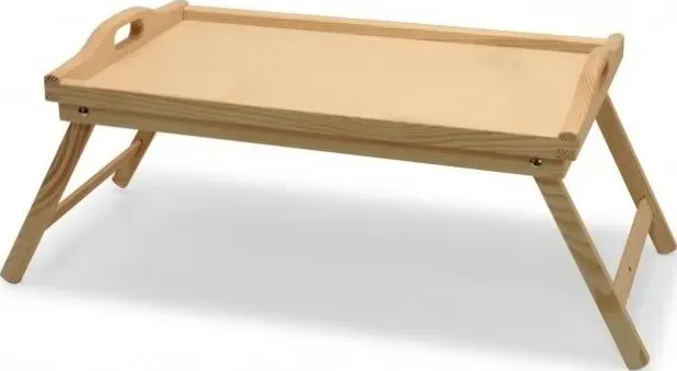 Vassoio per colazione da letto in legno cm 50x30