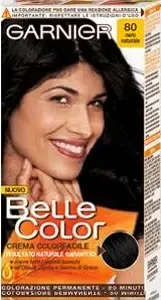 Belle color shampoo colorante nero naturale