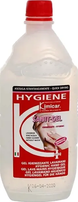 Gel disinfettante igienizzante mani hygiene sanit-gel 1 lt