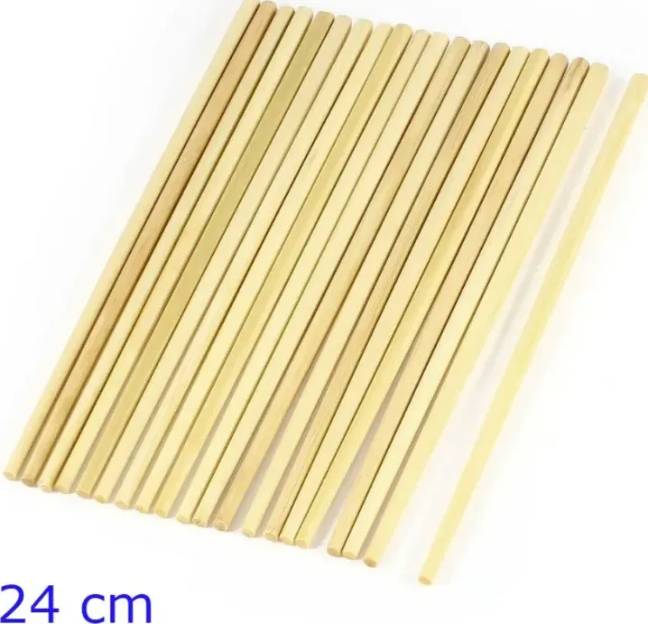 Bacchette cinesi in bamboo cm 24 - pz 10