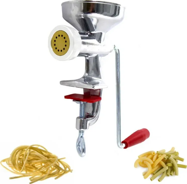 torchietto manuale per pasta con 3 trafile in ottone - new omra di ragstore.it