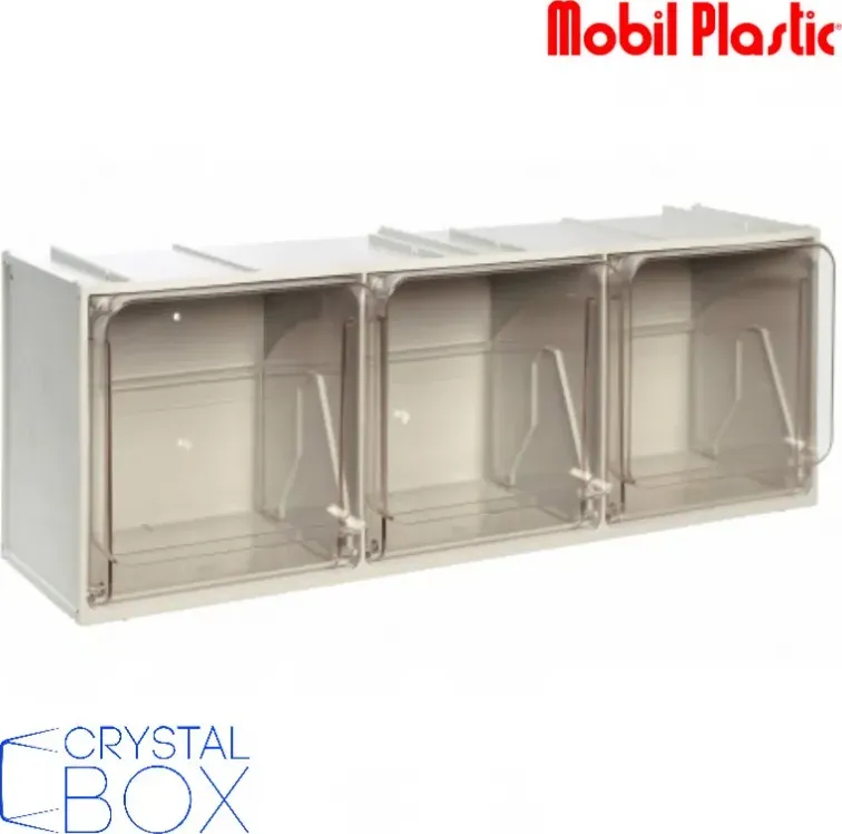 Cassettiera modulare crystal box cb50/4s a 3 cassetti