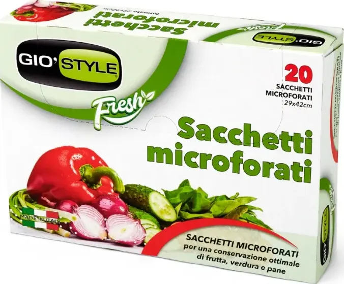 Buste microforate fresh per verdure cm 29x42 - 20 pz