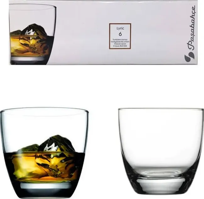 Bicchiere in vetro tumblers lyric 370 cc - pz 6