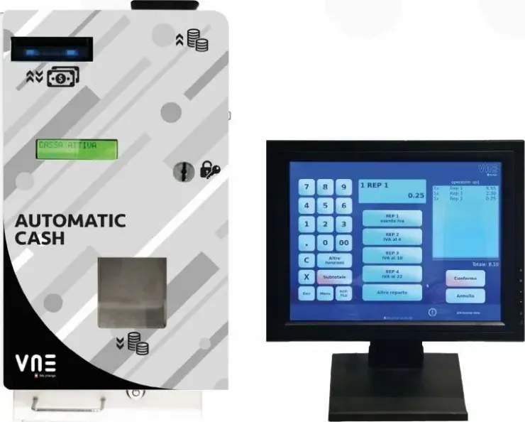 Cassa automatuca vne automatic cash con touch 15&quot;