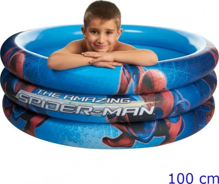 Piscina gonfiabile rotonda cm 100 spiderman