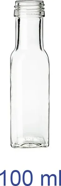 Bottiglia maraska  100 ml bocca ø 31,5 - trasparente