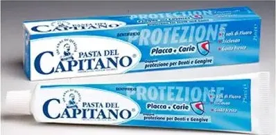 Dentifricio pasta del capitano 100 ml placca e carie