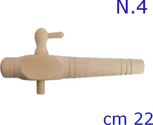 rubinetto legno per botte n 4 - 22 cm di ragstore.it