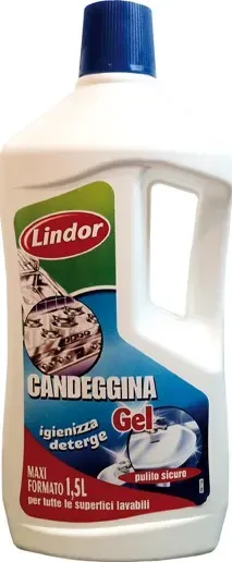 Candeggina gel lindor lt 1,5