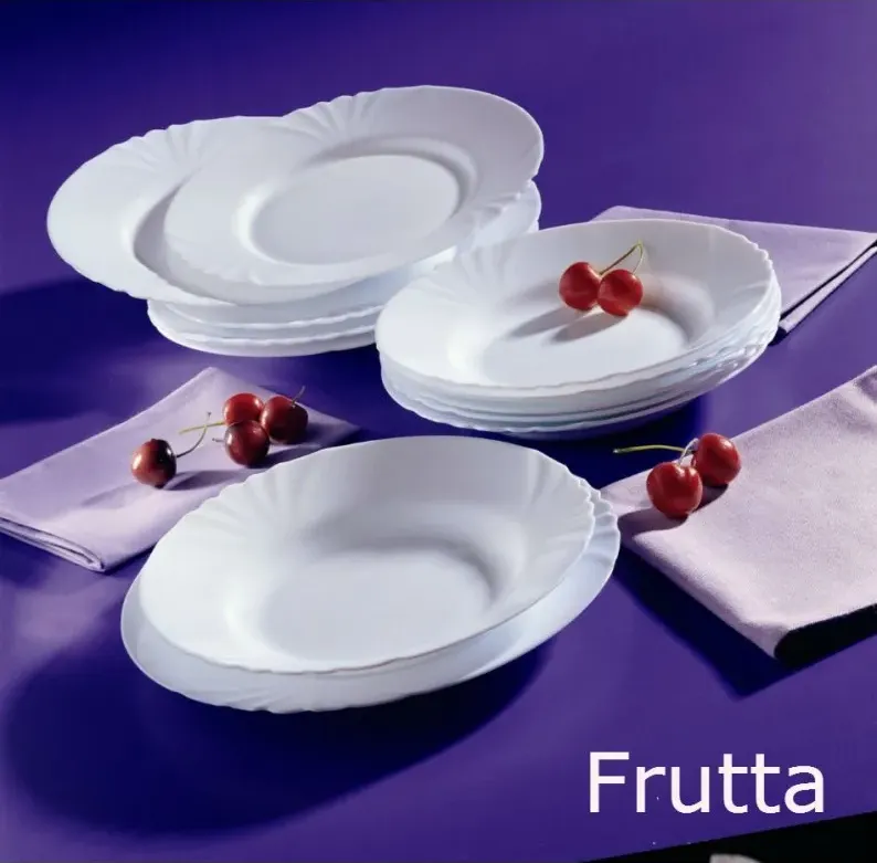 Piatto cadix bianco frutta cm 19 luminarc