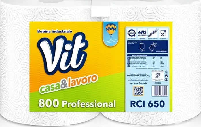 Carta mani asciugatutto casa&amp;lavoro 800 strappi 2 rotoli