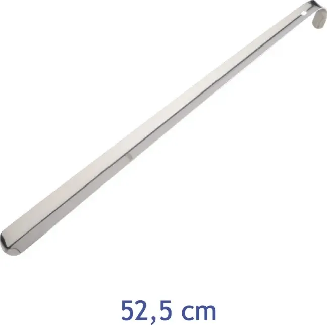 calzascarpe lungo inox con gancio cm 52 di ragstore.it