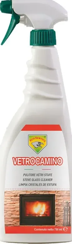 Detergente pulisci vetro camino spray 750 ml