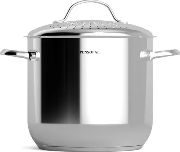 Pentola cuoci pasta acciaio inox new era pastasi con coperchio cm 20