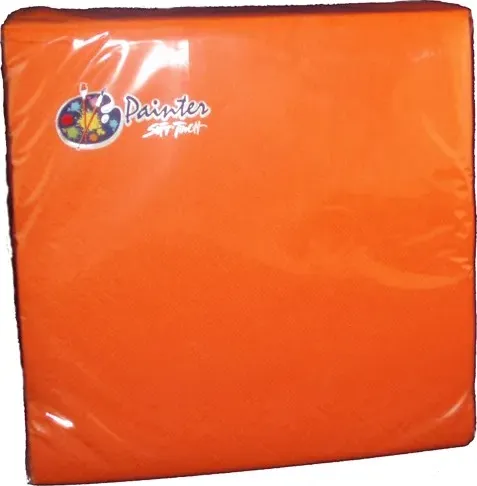 Tovagliolo 2v 38x38 pz 40 orange