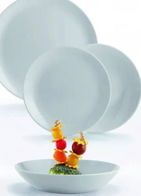Servizio piatti da tavola in arcopal pz 18 diwali granit luminarc