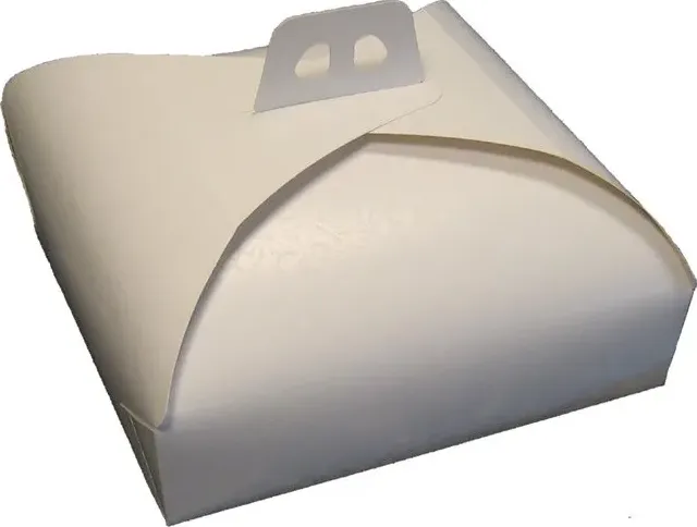 Cartone porta torta bianco cm  50