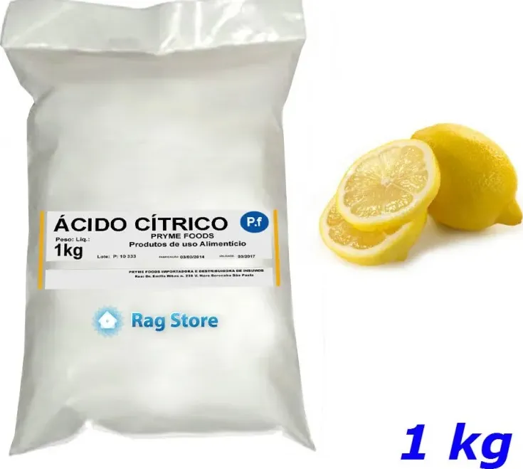 acido citrico monoidrato confezione da 1 kg - conservante naturale di ragstore.it