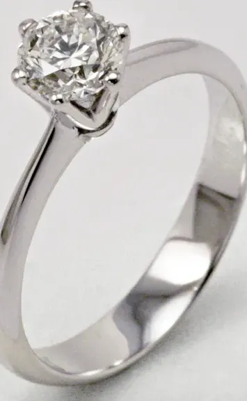 anello solitario con diamante naturale taglio brillante ct. 0.50 certificato gia | biffi gioielli di biffigioielli.com