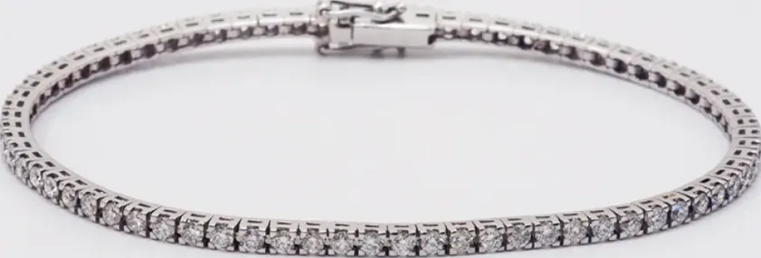bracciale tennis con diamanti taglio brillante ct. 1.90 | biffi gioielli di biffigioielli.com