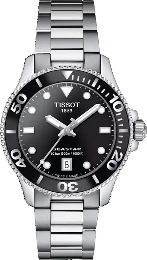 Orologio tissot seastar 1000 36 mm | biffi gioielli