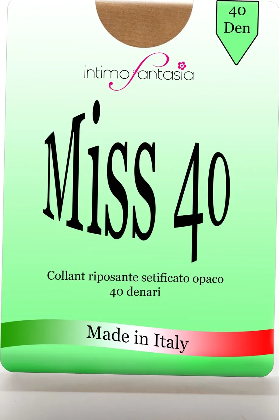 (U3) Collant riposante 40 denari Intimo Fantasia Miss 40