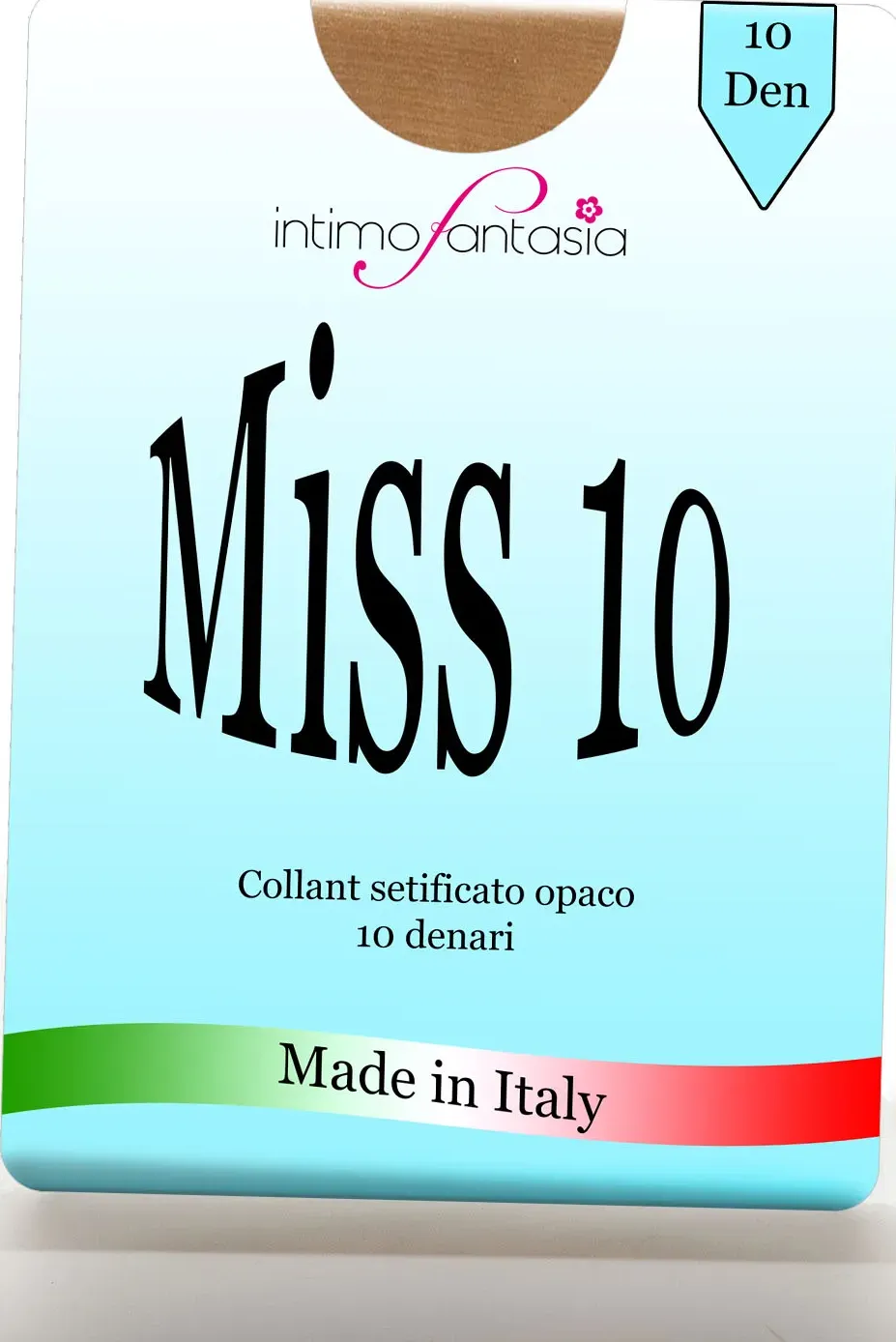 (U1) Collant 10 denari Intimo Fantasia Miss 10