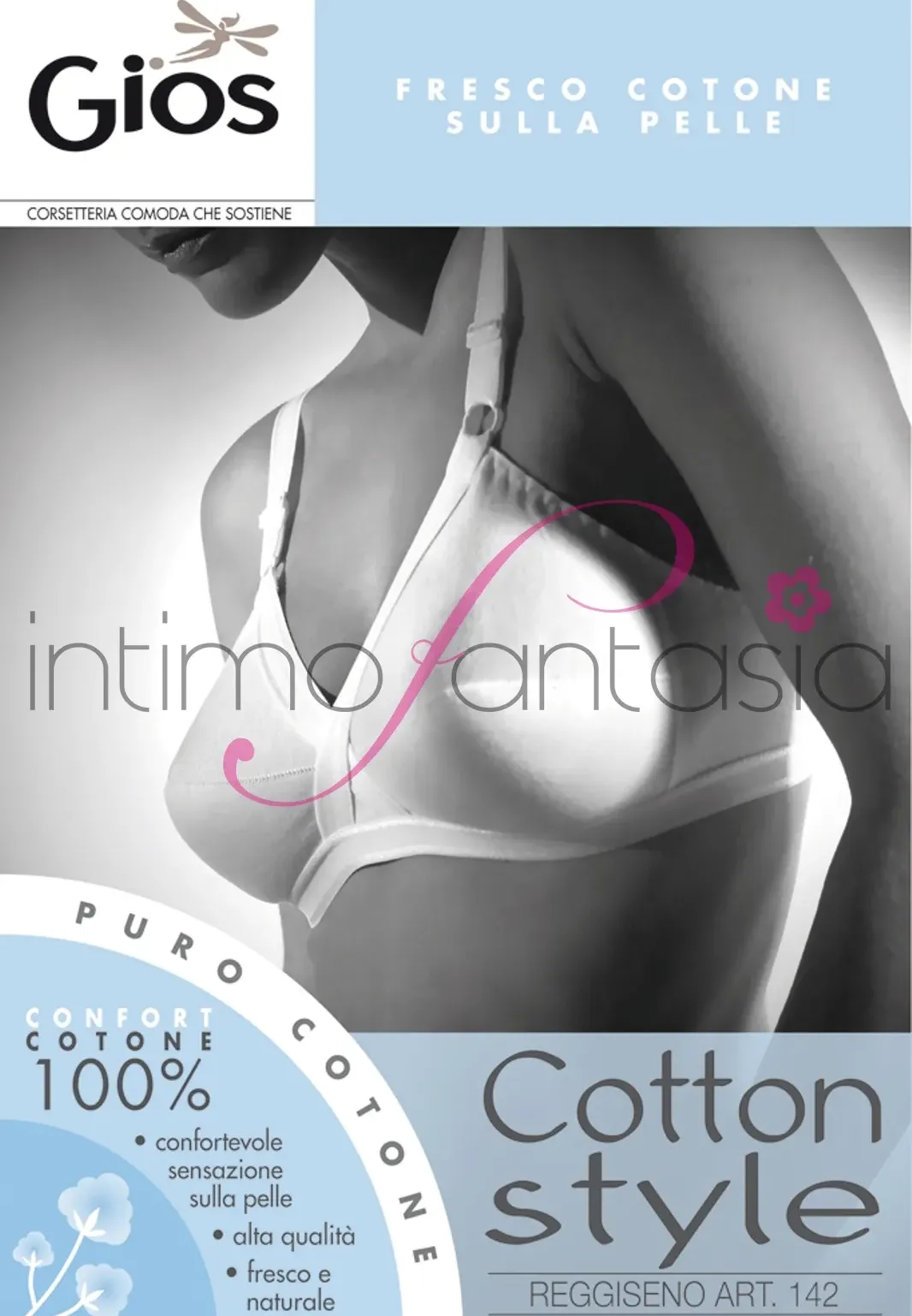 (M) Reggiseno 100% cotone Gios 142