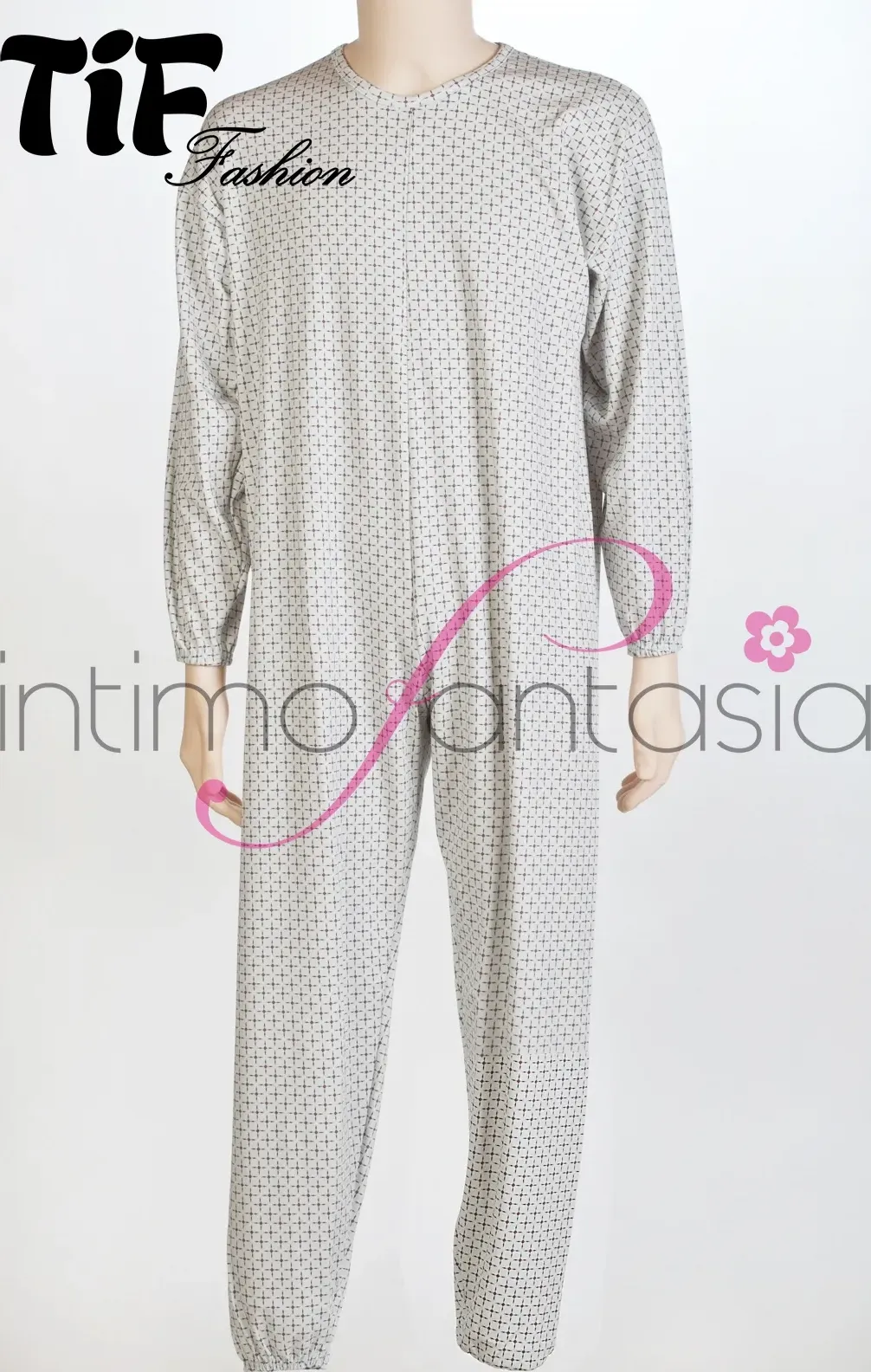 Tuta clinica per lungodegenti uomo caldo cotone Tif Fashion