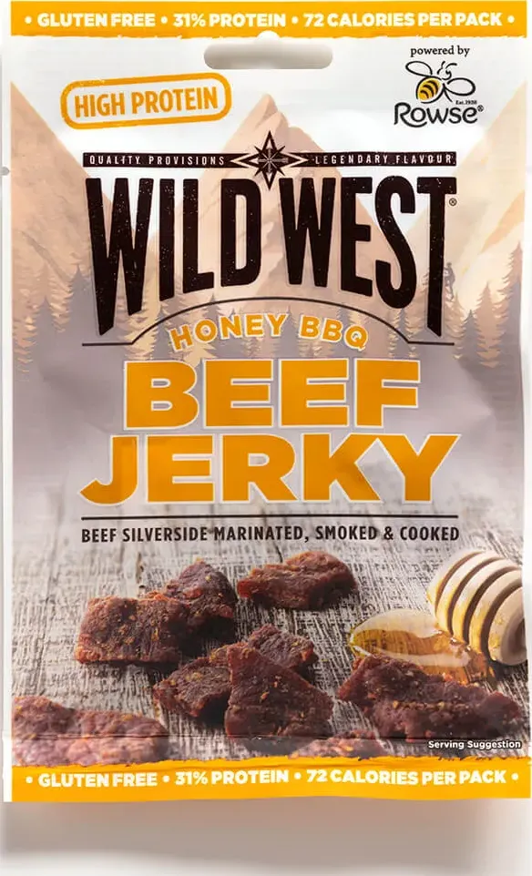 Wild west beef jerky honey bbq - carne secca - carne secca italia