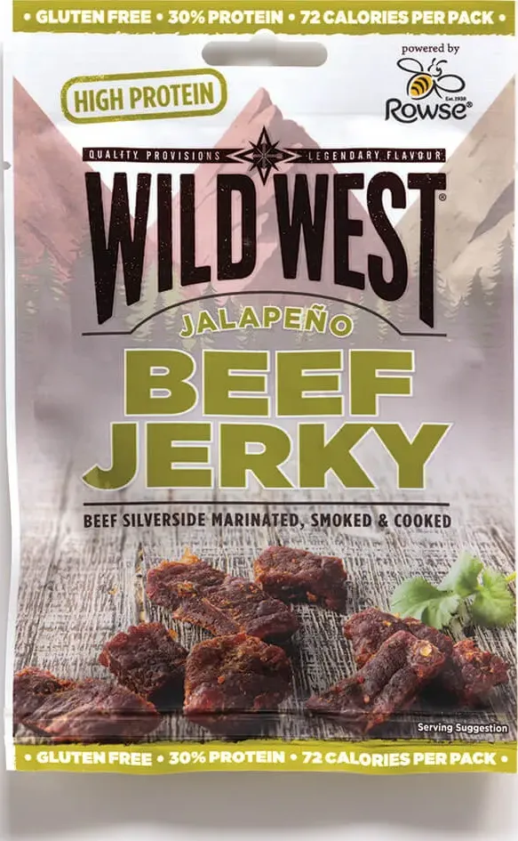 Wild west beef jerky jalapeño – carne secca - carne secca italia