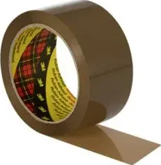 Nastro adesivo da imballaggio 3m 371 scotch in polipropilene 50 mm x 66 m hot melt avana