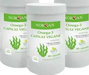 Omega-3 capsule vegane: set da 3